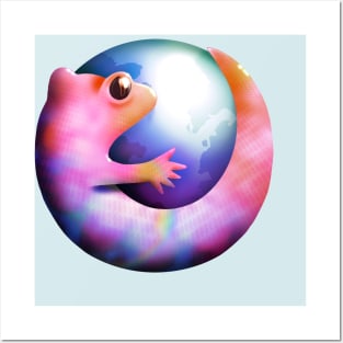 Gecko Browser Posters and Art